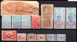 2162. FINLAND 14 OLD REVENUES LOT - Erinnophilie