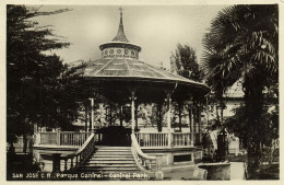 Costa Rica, C.A., SAN JOSÉ, Central Park, Bandstand (1920s) RPPC Postcard - Costa Rica