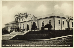 Costa Rica, C.A., SAN JOSÉ, Court Of Justice Central America 1920s RPPC Postcard - Costa Rica