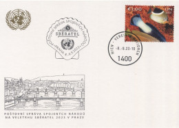 ONU Vienne 2023  - White Card SBERATEL PRAGUE - Cartes-maximum