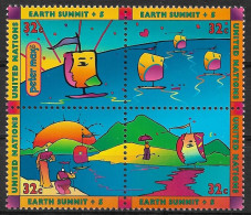 1997 UNO New York   Mi. 311-2 **MNH  5. Jahrestag Der Konferenz Der Vereinten Nationen über Umwelt Und Entwicklung - Blocchi & Foglietti