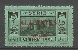 ALAOUITES TAXE N° 10 NEUF* TRACE DE CHARNIERE / Hinge / MH - Andere & Zonder Classificatie