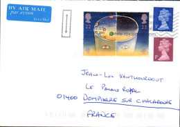 GB AFFRANCHISSEMENT COMPOSE SUR LETTRE POUR LA FRANCE 2006 - Storia Postale