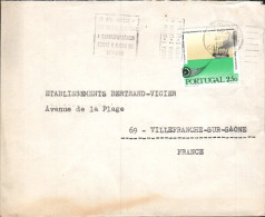 PORTUGAL SEUL SUR LETTRE POUR LA FRANCE 1970 - Briefe U. Dokumente