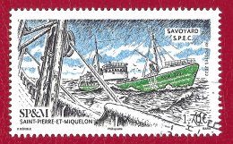 St.Pierre Et Miquelon 2022  N° 1278  Oblitéré Bateau  " LE SAVOYARD  " Cachet SAINT-PIERRE 2022 - Gebraucht