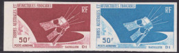 2 Essai De Couleur  Taaf/fsat Cosmos Space Satellite  Yvert PA 12MNH ** - Ongetande, Proeven & Plaatfouten