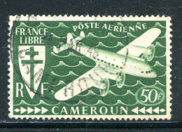 CAMEROUN- P.A Y&T N°17- Oblitéré - Poste Aérienne
