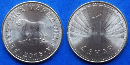MACEDONIA - 1 Denar 2016 "Macedonian Sheepdog" KM# 2a Republic (1991) - Edelweiss Coins - Macedonia