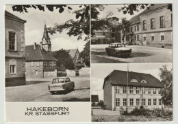 MBK S/w Hakeborn Kr. Stassfurt, 1979; Postalisch Gelaufen, Siehe 3 Scans - Stassfurt