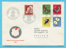 FDC Pro Juventute 1956 - Satzbrief Auf P3 - Katalogpreis Fr. 100.- - Covers & Documents