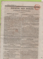 JOURNAL DES DEBATS 29 12 1817 - STOCKHOLM - VARSOVIE - LAUSANNE - LEIPZIG - LONDRES - LAFON THEATRE FRANCAIS - TOULOUSE - 1800 - 1849