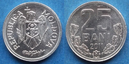 MOLDOVA - 25 Bani 2011 KM# 3 Republic (1991) - Edelweiss Coins - Moldavië