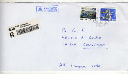 Enveloppe SUISSE HELVETIA Oblitération 1200 GENEVE RUE DU SIANU 27/05/1998 - Poststempel