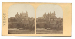 Pérou Peru Photographie Stéréo 1864 Vue Générale N° 16  Le Pont De Lima - El Puente - Photos Stéréoscopiques