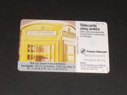 TL6 / Télécarte 5 Unités  N° Gn112 : Seagram France Usée   TTB - 5 Einheiten