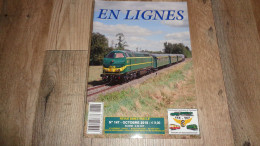 EN LIGNES Revue Ferroviaire N° 147 SNCB NMBS Chemins De Fer Locomotive Vapeur Type 10 Wagon Extensible Transport - Railway & Tramway
