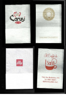 Tovagliolino Da Caffè - Lotto 4 Pezzi  N. 03 - Company Logo Napkins