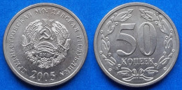 TRANSNISTRIA - 50 Kopeek 2005 KM# 53a Moldavian Republic (1991) - Edelweiss Coins - Autres – Europe