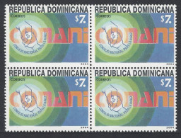 DOMINICAN NATIONAL COUNCIL For CHILDREN CONANI BLOCK Of 4 Sc 1404 MNH 2004 - Dominicaine (République)