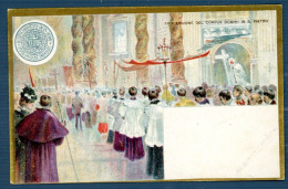 °°° Cartolina - N. 3091 Processione Del Corpus Domini In S. Pietro °°° - Vaticano