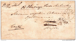 Postal History: Austro-Hungarian Prephilately Cover Pacsér - ...-1850 Prephilately