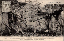 51 Bataille De La Marne - Intérieur D'une Ferme Du Village De CHATILLON Campagne De 1914 Guerre - Châtillon-sur-Marne
