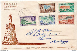 Postal History Cover: Southern Rhodesia Used FDC - Southern Rhodesia (...-1964)