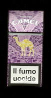 Tabacco Pacchetto Di Sigarette Italia - Camel Blue 2016 Da 10 Pezzi - Vuoto - Porta Sigarette (vuoti)