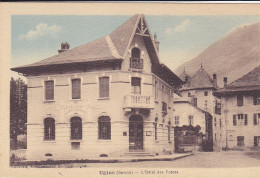 Cpa - 73 - Ugine -peu Courante-  Hotel Des Postes - Edi Takis / Thiriat - Ugine