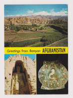 AFGHANISTAN Greetings From Bamyan, Buddha Of Bamyan View, Vintage Photo Postcard RPPc (66728) - Afghanistan