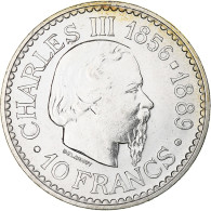 Monaco, Rainier III, Charles III, 10 Francs, 1966, SPL+, Argent, KM:146 - 1960-2001 Nouveaux Francs