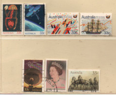 Australien 1986 Siehe Bild/Beschreibung 7 Marken Gestempelt, Australia Used - Used Stamps