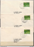 Postal History Cover: Denmark 6 Covers From 1963 With Different Cancels - Briefe U. Dokumente