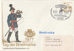 Duitsland 1977, Prepayed Letter, Day Of The Stamp, Landesverband Niedersachsen - Sobres Privados - Usados