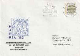 Duitsland 1985, Prepayed Letter, Stamp Exhibition Hannover, Habria '85 - Private Covers - Used