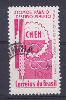 Brazil 1963 Mi. 1041, Kommission Für Kernenenergie (CNEN) (o) - Oblitérés
