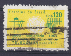 Brazil 1965 Mi. 1078, Internationale Fernmeldeunion (ITU) (o) - Oblitérés