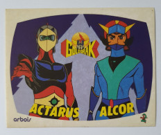 AUTOCOLLANT ARBOIS 1977 GOLDORAK ACTARUS ET ALCOR - Zelfklevers