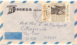 Postal History Cover: Brazil Stamp From SS On Cover - Briefe U. Dokumente