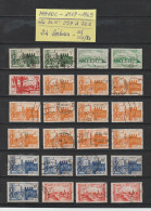 MAROC - Ex. Colonie - Entre Les N° 257 & 261 De 1947 Et 1949  -- 24  Timbres Oblitérés - 2 Scan - Gebraucht