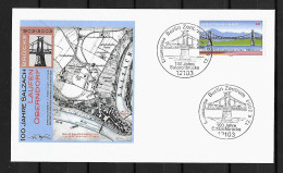 2003 Joint/Gemeinschaftsausgabe Germany And Austria, FDC GERMANY: Salzach Bridge - Joint Issues