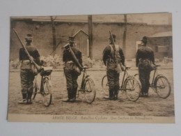 Armée Belge, Bataillon Cycliste, Une Section De Mitrailleurs - Weltkrieg 1914-18