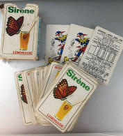 PLAYING CARDS/JEU DE CARTES/ANCIEN JEU LIMONADE SIRENE/BRASSERIES STELLA ARTOIS LEUVEN - 54 Cartes