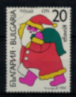 Bulgarie - "Noël : Père Noël" - Oblitéré N° 3350 De 1990 - Usados