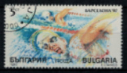 Bulgarie - "J.O. D'été à Barcelone : Natation" - Oblitéré N° 3320 De 1990 - Oblitérés