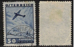 AUSTRIA ÖSTERREICH AUTRICHE 1935 Mi 605 Sc C39  FLUGPOST Air Mail Correo Aéreo Poste Aérienne - Usati