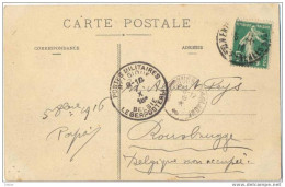 _P373 Postkaart: LOURDES  La Place Du Marcadal - 5ct Semeuse  >>> ROUSBRUGGE-HARINGHE  8  X 16 - Zone Non Occupée