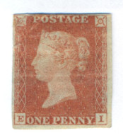 Ua668:  One Penny Red : Imperforated : E__I : Mint No Gum - Unused Stamps