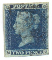 Ua729:    Q__J  - Plate 3  - "J" Flaw - Used Stamps