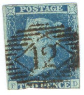 Ua743:   F__D  : Plate 3 - Used Stamps